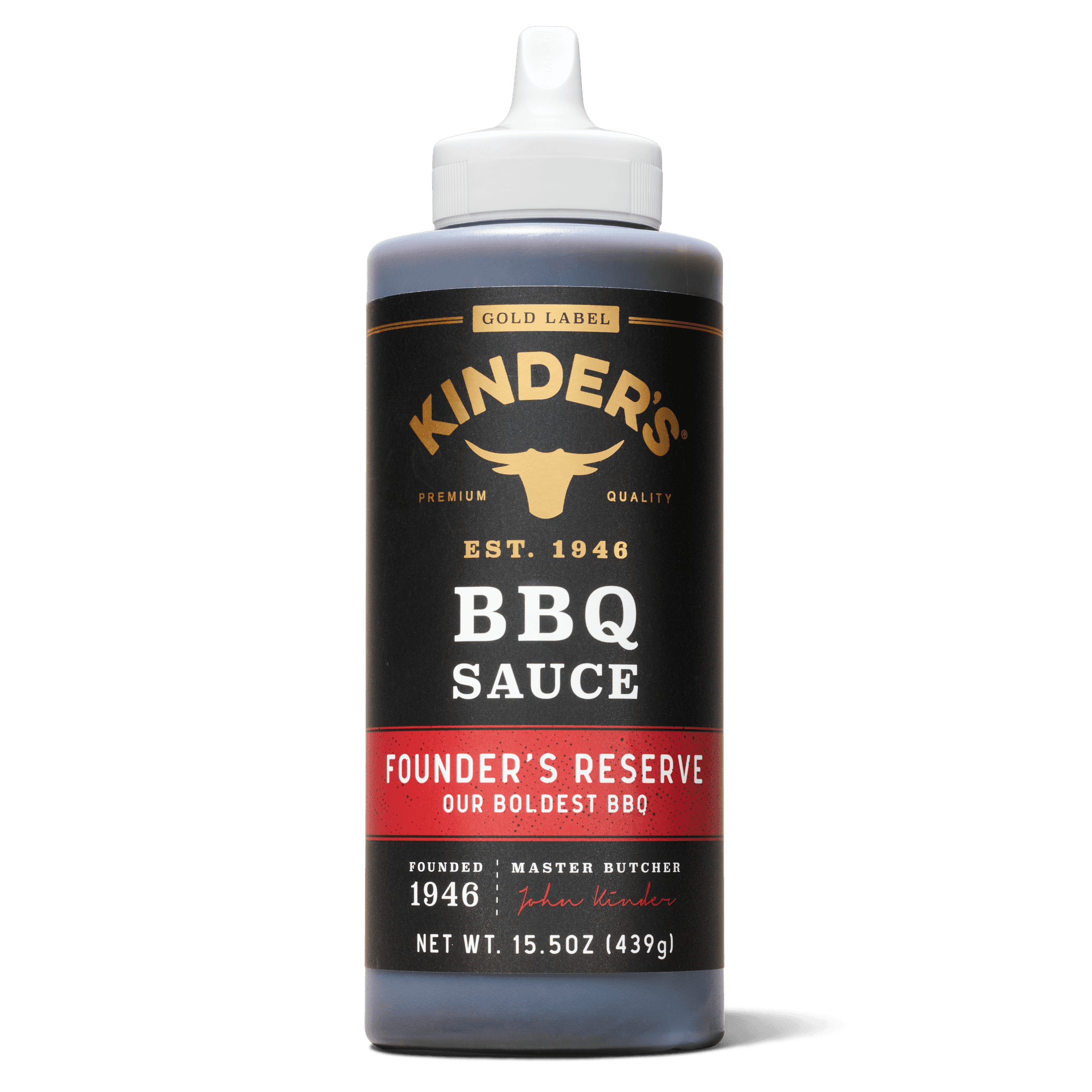 Kinder's Gold Label Founder's Reserve BBQ Sauce, 15.5oz