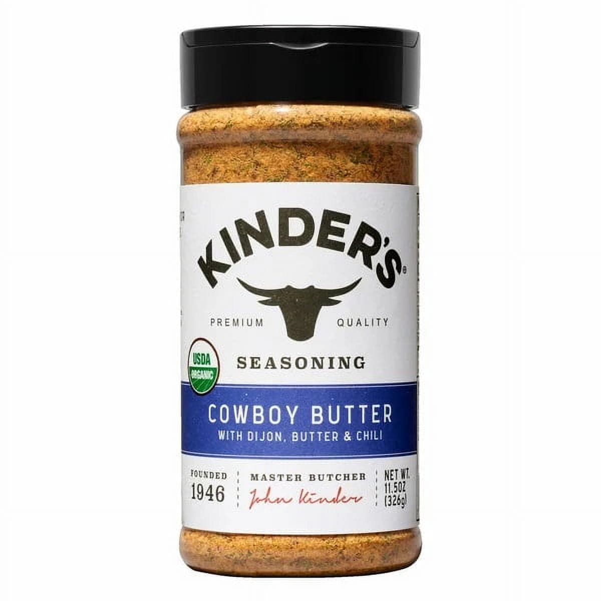 Kinder's Organic Cowboy Butter Seasoning, 11.5oz